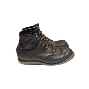 Red Wing 8138 Classic Moc Toe Briar Oil Slick Leather Boots
